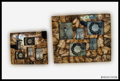 PW-114_Collage Set in Petrified Wood